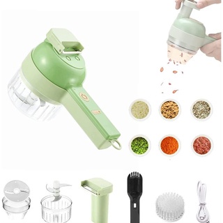 &lt; M.A &gt; Blender Sayur 4 in 1 Model Genggam Food Chopper Elektrik Mini Tanpa Kabel