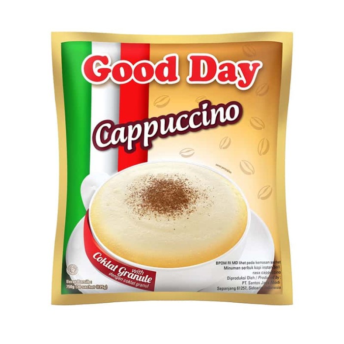 

GOOD DAY CAPPUCINO BAG 30 X 25 GR