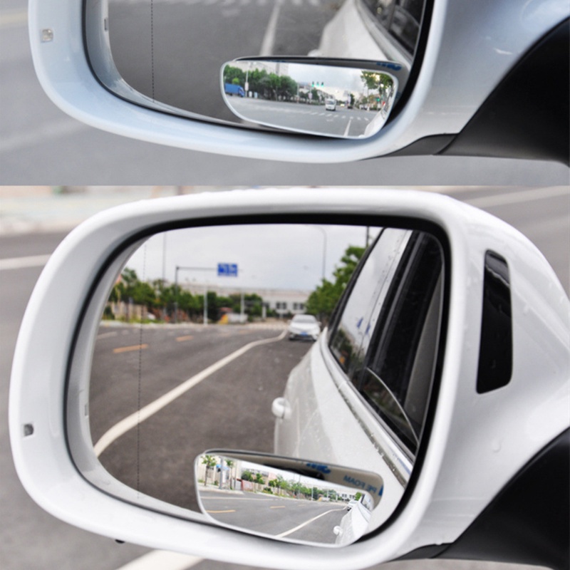 2 Pcs Kaca Spion Blind Spot Mobil Wide angle Adjustable