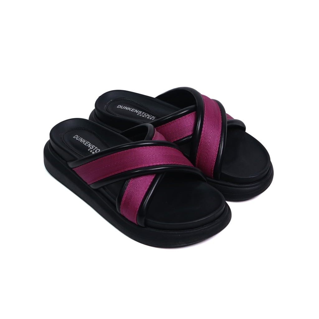 Adarastore - Dunkenstock ZOEY Sandal Casual Wanita Model Silang Sendal Cewek Tinggi 5 Cm