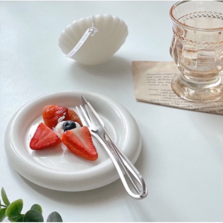 

Unik Nordic Cafe Plate / Piring Nordic Cafe Estetik / Deep Plate Dessert - plate 15cm Limited