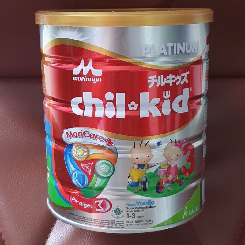 

MORINAGA Chil Kid Susu Platinum 3 Moricare Vanila Kaleng 800gr