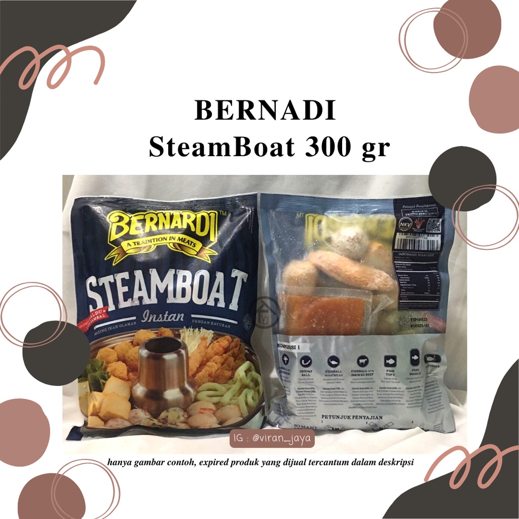 

Bernardi Steamboat 300 gr - Frozen Food