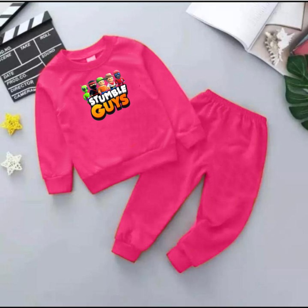 Setelan Sweater Anak Stumbel Basic Oblong/Set Sweater Anak