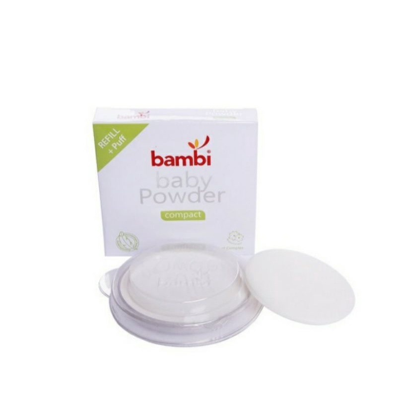 Refill Bambi Baby Powder Compact bedak padat refill bayi 40 gr