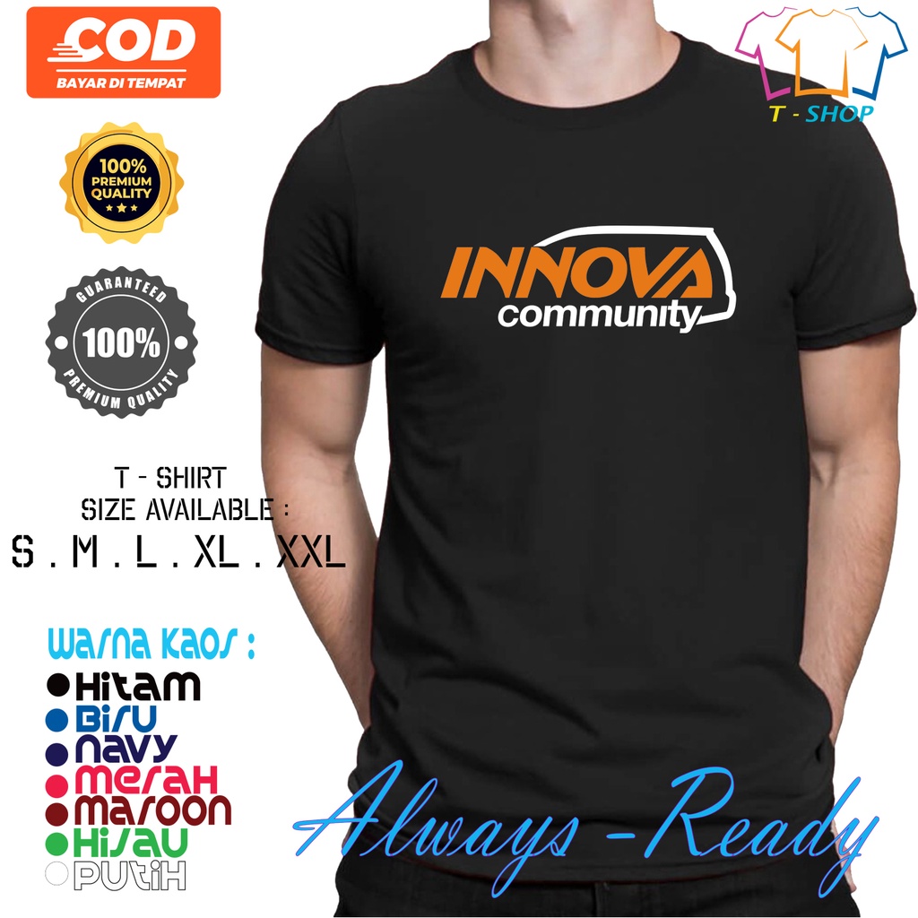 Kaos Baju Innova Community - Kaos Toyota Kijang Inova Terbaru