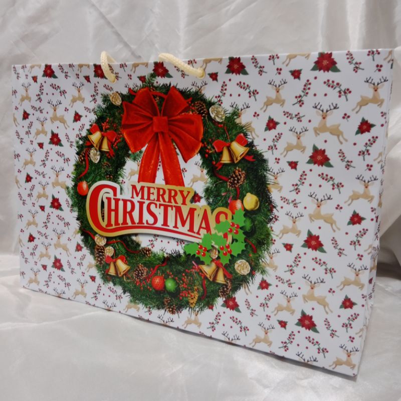 

PAPERBAG NATAL CHRISTMAS PAPERBAG HAMPERS TAS SNACK