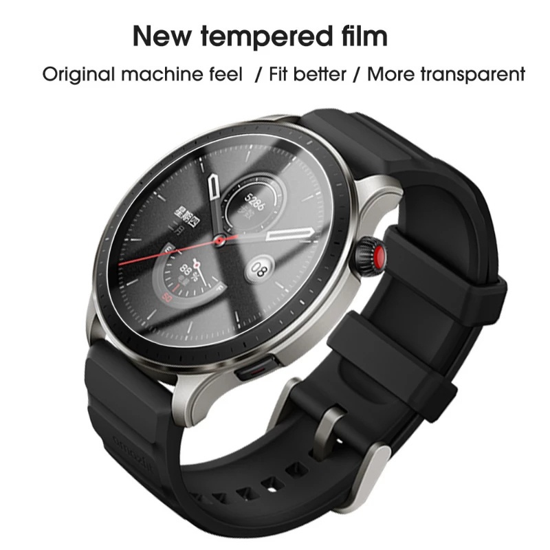 Tempered glass Amazfit GTR 4 anti gores screen guard kaca