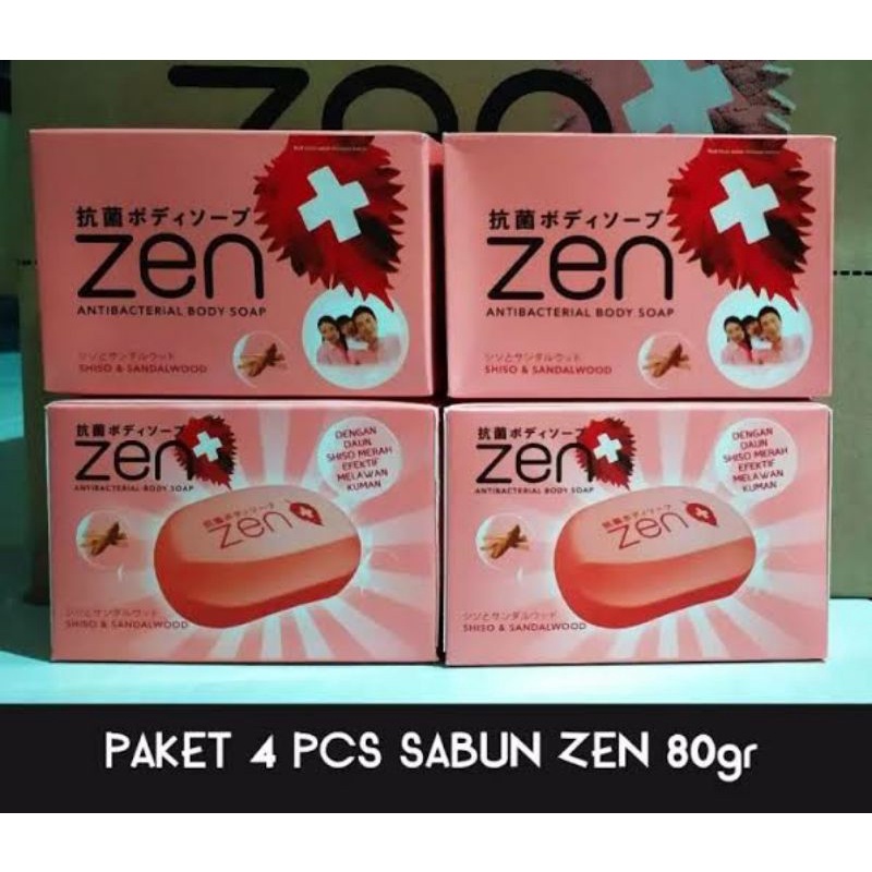 Jual Promo Beli 3 Gratis 1 Zen Antibacterial Sabun Batang Varian