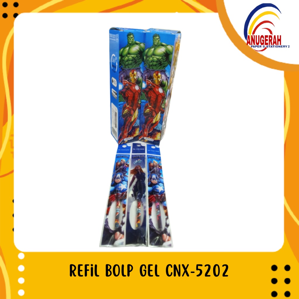 

REFIL BOLPOINT CNX-5202 HITAM (PAK)