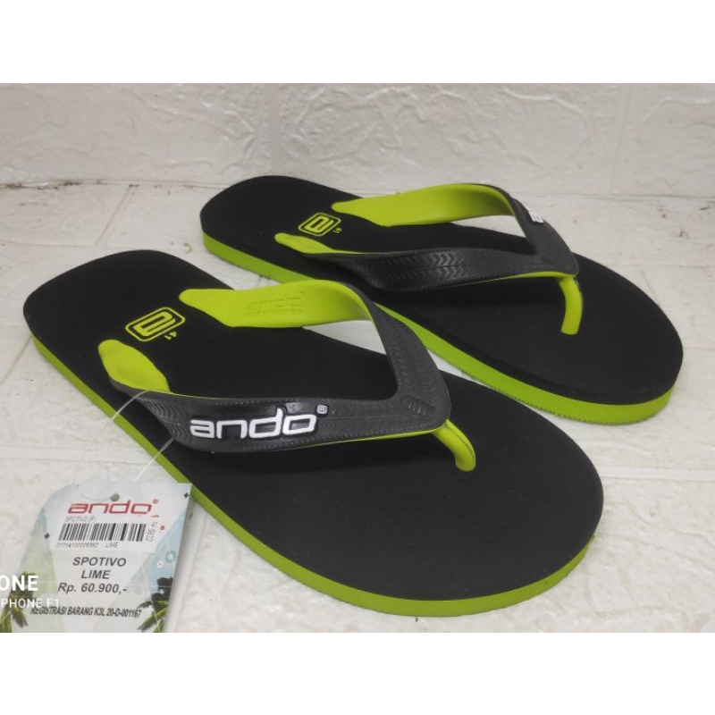 SANDAL ANDO FLIP FLOPS SPOTIVO 38-43 Rp.60900