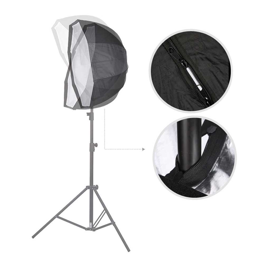 TaffSTUDIO Payung Octagon Softbox Flash Speedlight 80CM - LD-TZ207