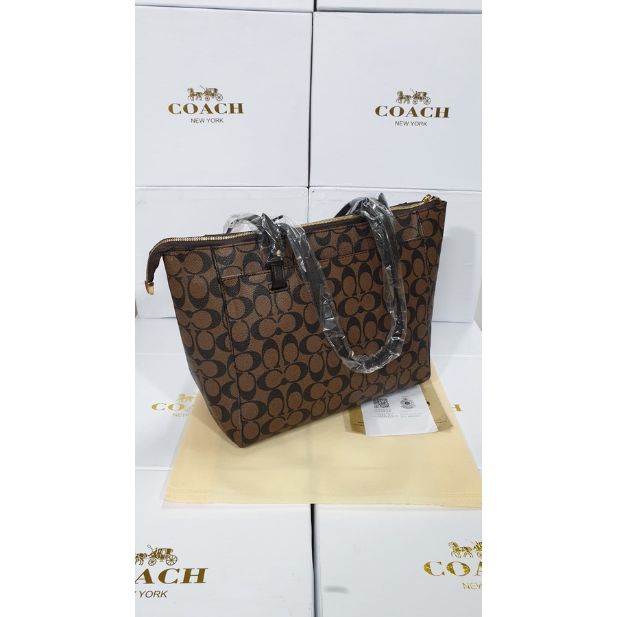 CO@CH Tote Signature Canvas Tote Coach New