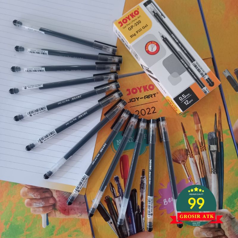 GP-330/Pulpen JOYKO/Pena Gel/Pen Gel/Pulpen Hitam/Pulpen Murah