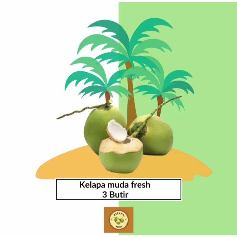 

kelapa muda fresh / kelapa muda (3 butir)