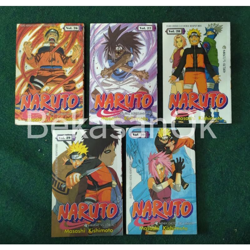 KOMIK NARUTO SET VOL 26-35