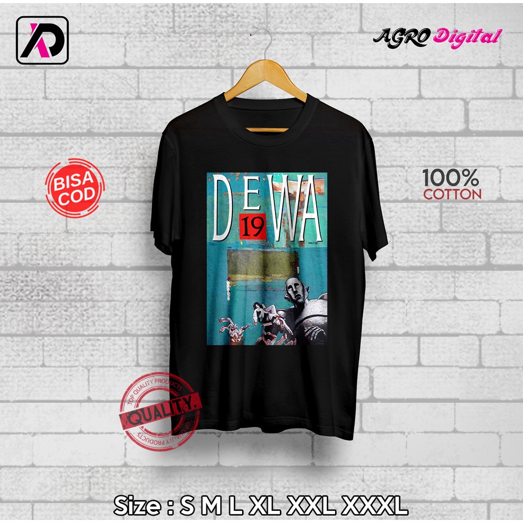 Kaos Custom Dewa 19 Sayap Sayap Patah | Kaos Distro (Bisa Desain Sesukamu)