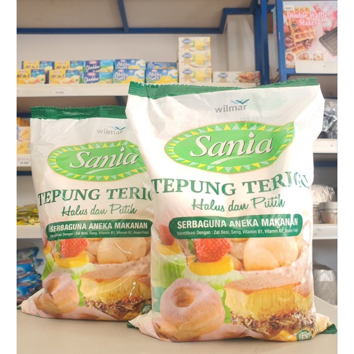 

Tepung Serbaguna Sania 1Kg / Tepung Terigu Serbaguna Sania 1Kg