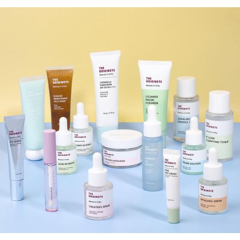 SALE !! THE ORIGINOTE MICELLAR WATER HYALUCERA MOISTURIZER CLAY MASK ROSE JELLY BOOSTER SUNSCREEN MIST EYE TREATMENT SERUM CREAM ACNE B5 BRIGHT B3 BARRIER OIL PEELING ACNE SPOT CREAM CICAMIDE FACIAL CLEANSER TONER 2 in 1 LASH BROW cica tranexamic acid b5