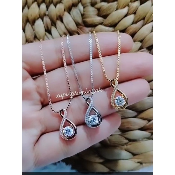 Kalung Vira. xuping Titanium lapis mas medan Sumbayak