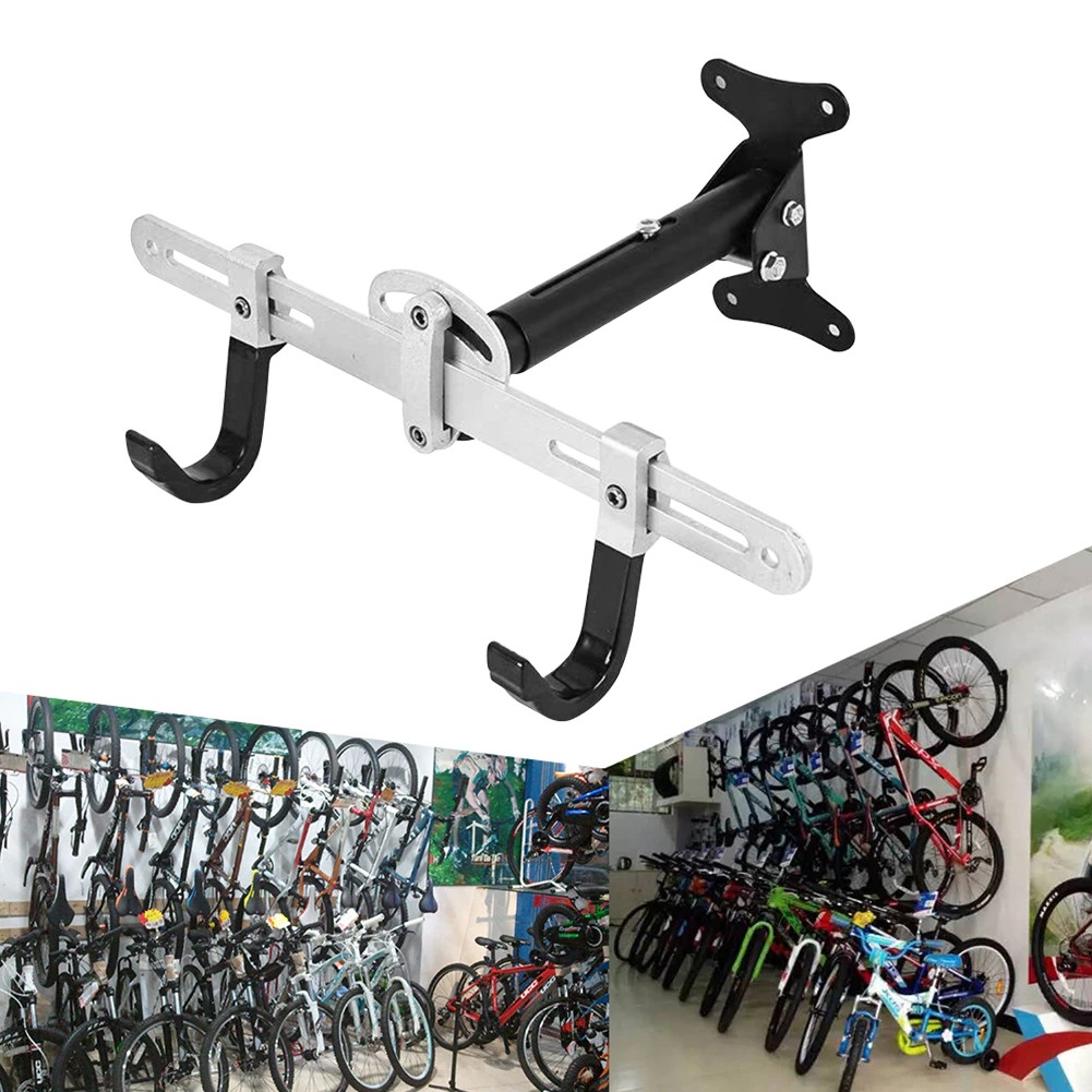 DUUTI Premium Gantungan Dinding Sepeda Bike Wall Hook Hanger - B-3R - Black