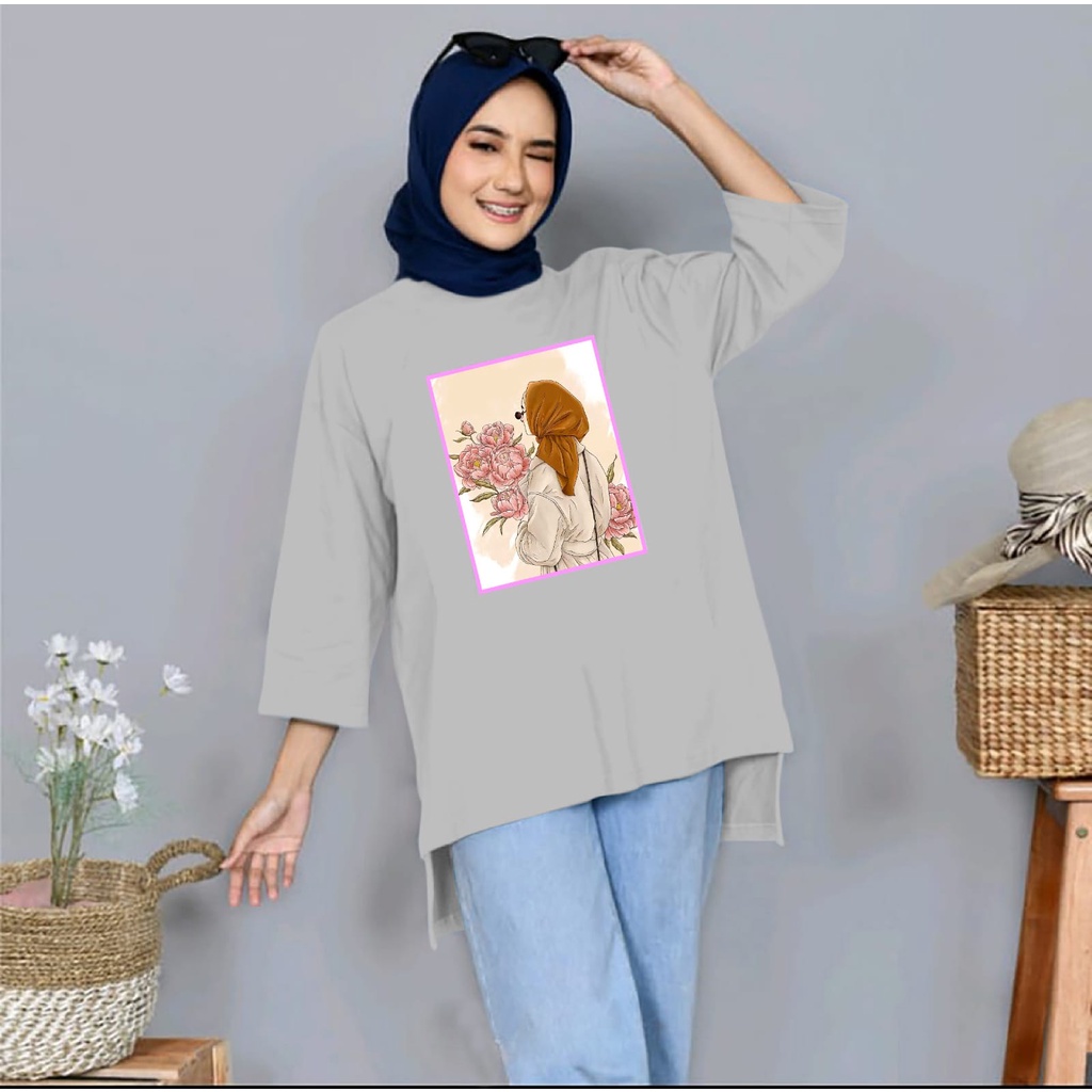 (BISA COD) - NEW ATASAN TUNIK LALA JUMBO XXL~TERBARU BAJU OVERSIZE WANITA KEREN MASA KINI DAN TERLARIS