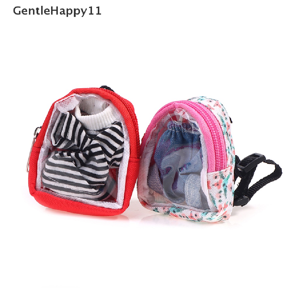 Gentlehappy Mainan Miniatur Tas Ransel Sekolah Untuk Dekorasi Rumah Boneka 1 / 6