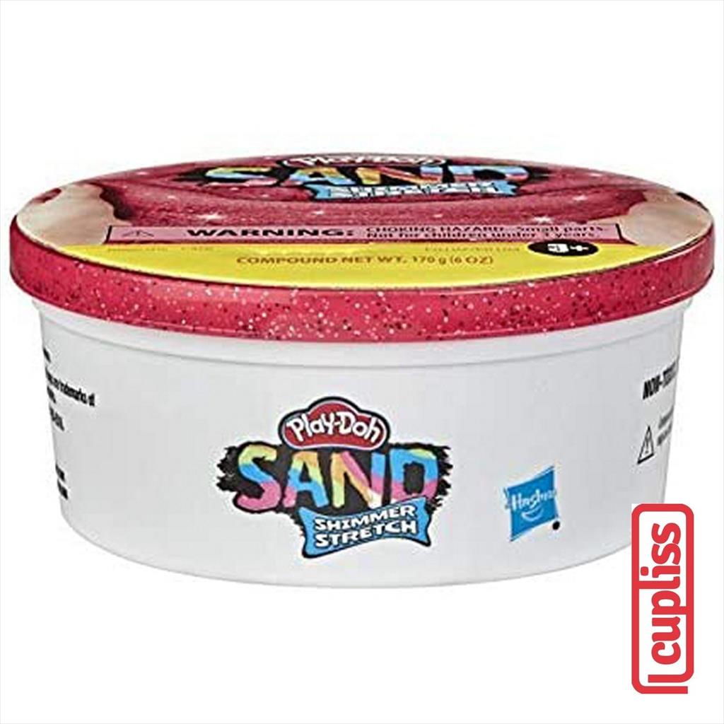 Play Doh Sand Shimmer Stretch Red Hasbro F0107 F0102 Playdoh