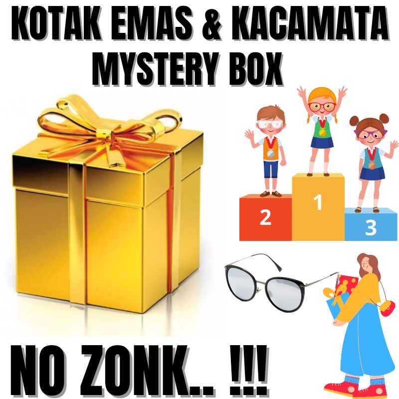 MYSTERY BOX LOGAM MULIA &amp; KACAMATA