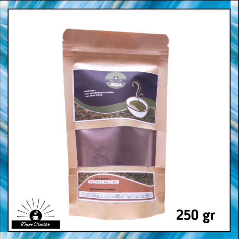 Jual Kopi Giling Robusta Kopi Kemasan 250 Gram Kopi Asli Kopi Halus Robusta Kopi Khas 0366