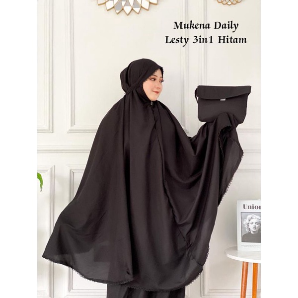 Mukena Daily Lesti 3in1 Katun Premium