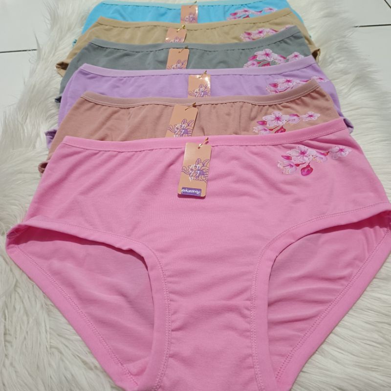 CD WANITA JUMBO BAHAN KATUN /CD WANITA JUMBO  FIT TO XXXL/4L