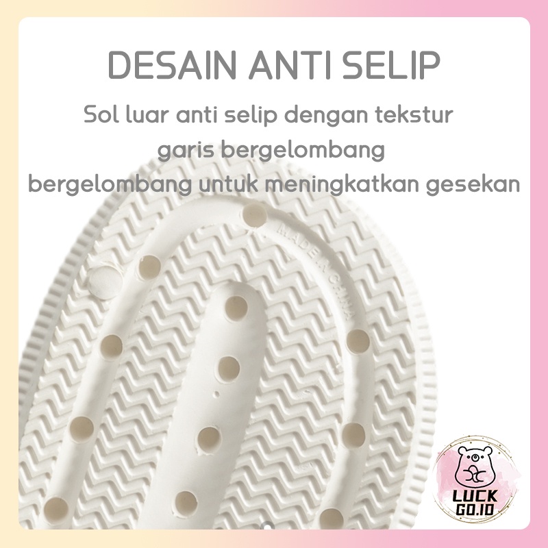 Sendal Slop Sandal Jelly Wanita Sandal Rumah Import Slipper Empuk Premium Super Soft Sepatu Sandal Slippers Sandal Polos Nyaman Anti Slip Tebal Berkualita Sendal Karet Outdoor