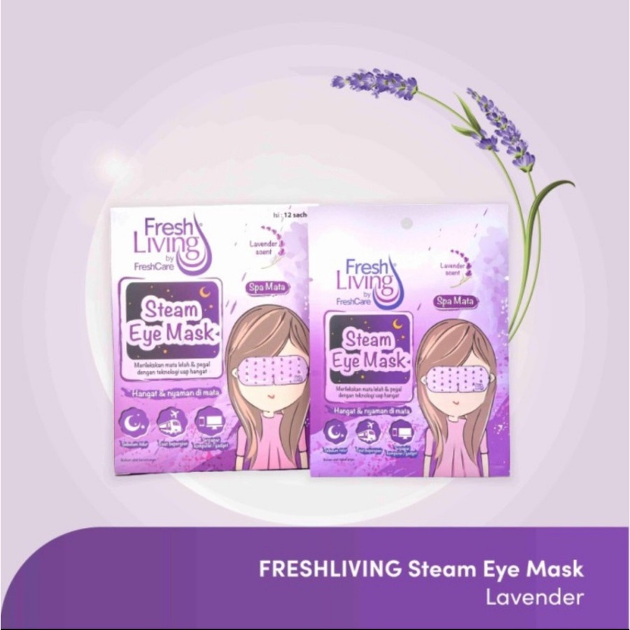 FreshLiving by FreshCare Steam Eye Mask Masker Spa Mata Sachet isi 1 pcs