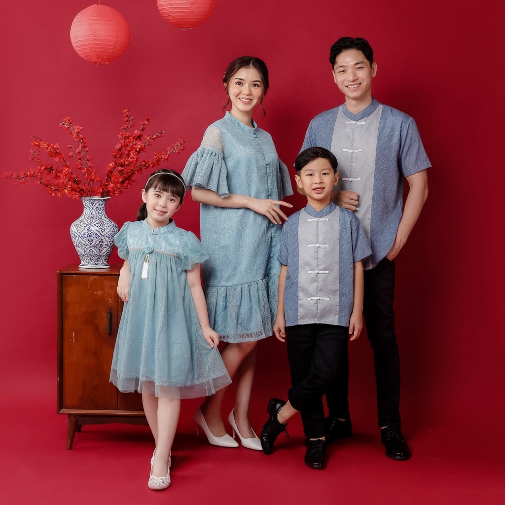 ZIEL KIDS - Xia Dress Mom & Girls / Imlek /Chinese New Year / CNY