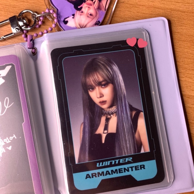 character card winter aespa us ver BOOKED