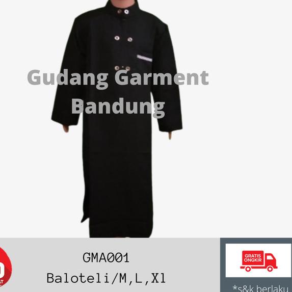JUBAH GAMIS ANAK LAKI-LAKI HINGGA REMAJA TANGGUNG 1-14 TH FREE PECI - M, Putih