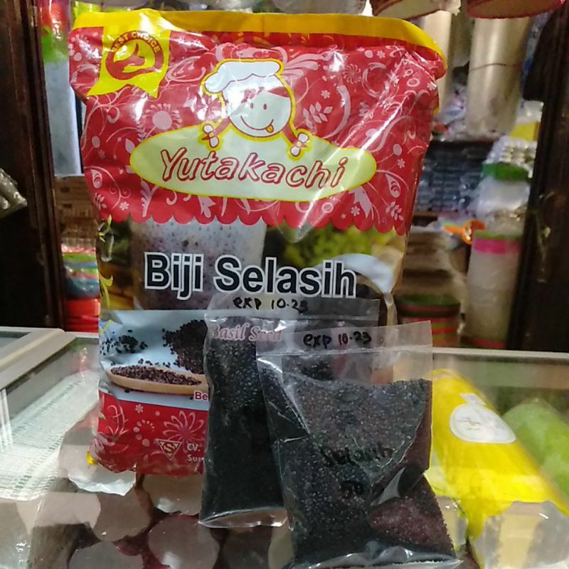 

selasih Yutakachi | basil seed | kemasan 50g
