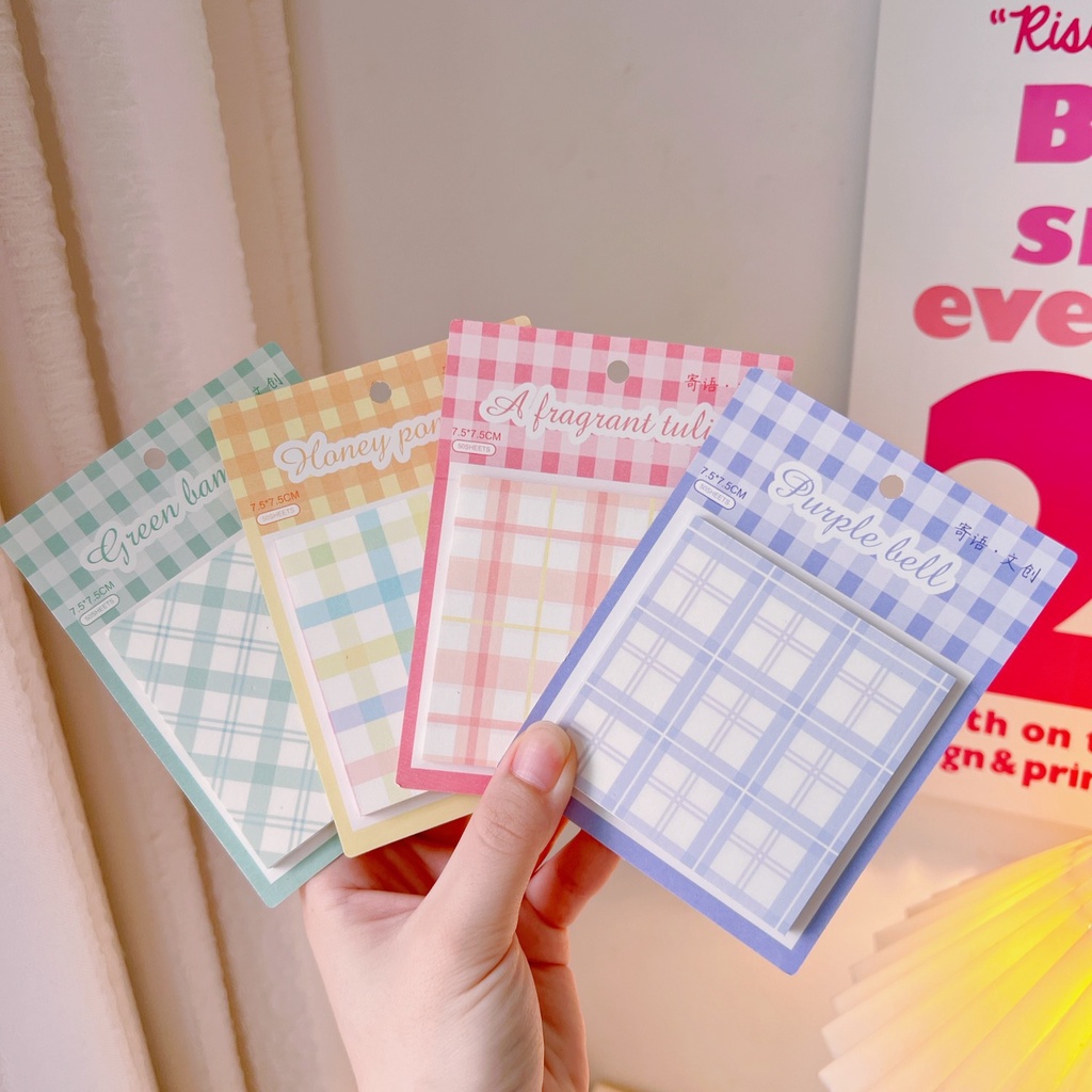 50 Sheets/pc Sticky Note Cartoon Weekly Plan Sticky Notes Memo Pad Stationery School Office Supplies