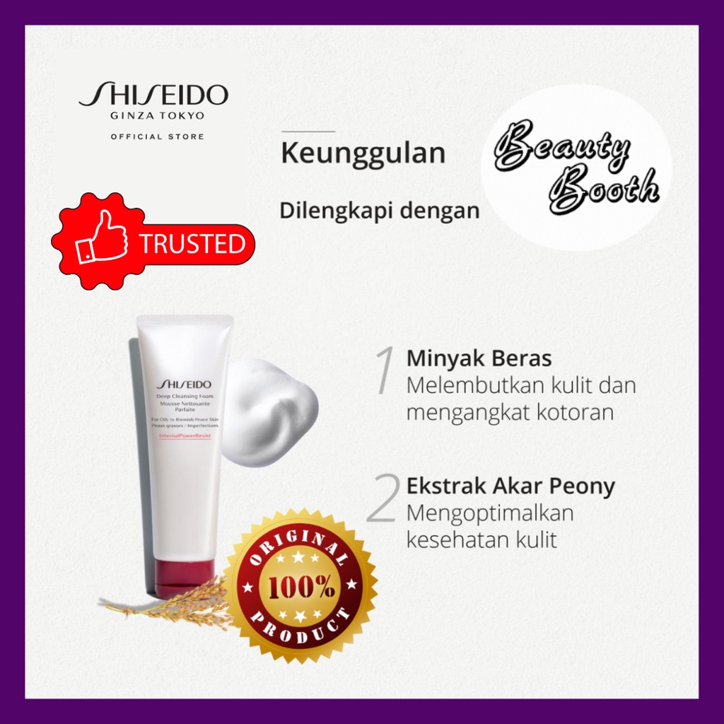 SHISEIDO Clarifying Cleansing Foam 50ml 125ml | Pembersih Wajah