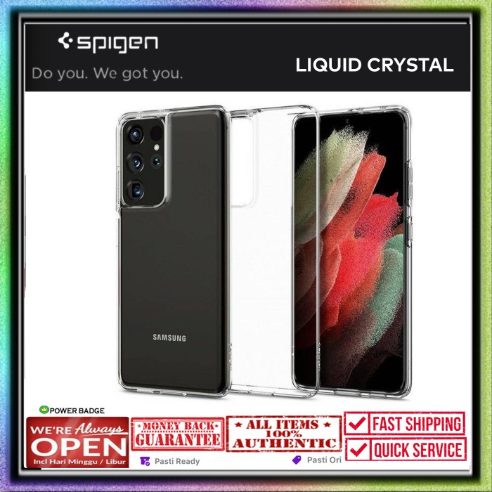 Original Case Samsung S21 Ultra / S21 Plus SPIGEN LIQUID CRYSTAL - S21 Ultra