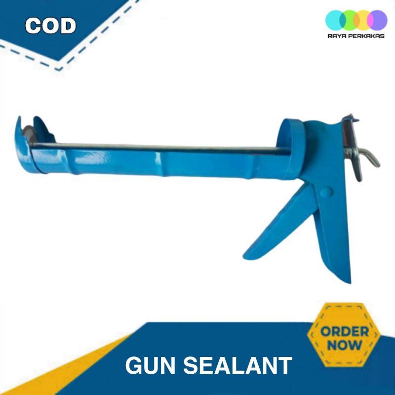 Gun Sealant alat tembak Lem Silikom kaca Aquarium Silicone Lem Sealent