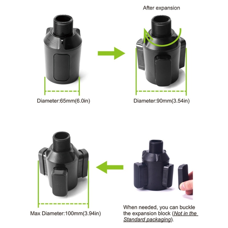 Zzz Tempat Gelas Mobil Botol Minum Bracket Stand Organizer Rak Meja Makan