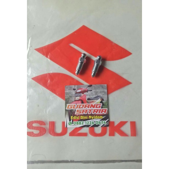 Baut nepel angin baut setelan angin kaliper suzuki satria,smash,shogun,spin,skywave ori sgp