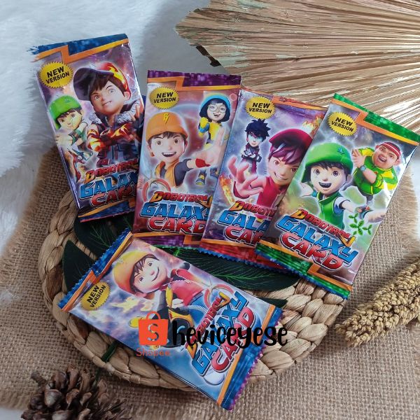 New ✨ KARTU BOBOIBOY TRADING CARD BOBOIBOY GALAXY CARD ISI 10PCS/BUNGKUS