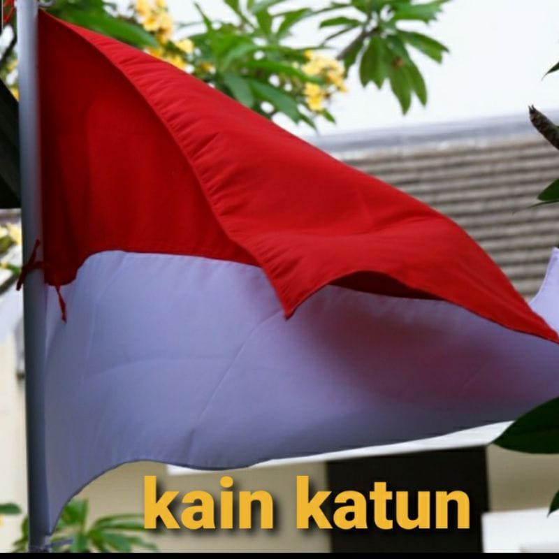 Bendera Merah Putih Kain Katun – Tahan Lama &amp; Rapi Jahitan