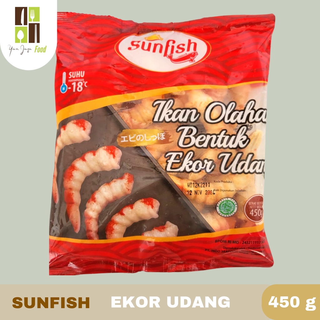 Sunfish Ikan Olahan Bentuk Ekor Udang