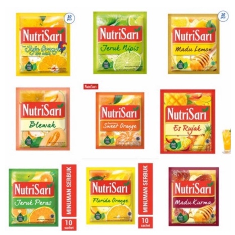 NUTRISARI MINUMAN INSTAN 1 RENCENG ISI 10 PCS