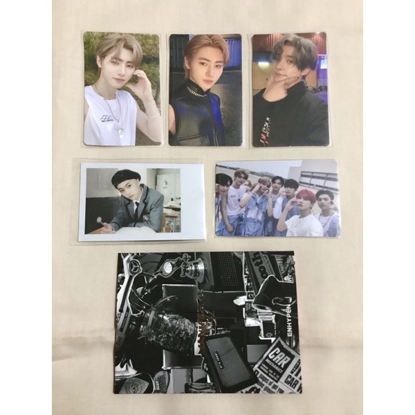 Photocard Official Enhypen Weverse Manifesto Sunghoon, Jake