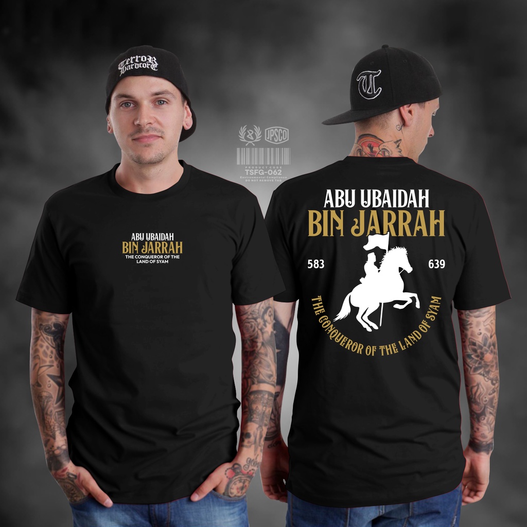 KAOS SANTRI ABU UBAIDAH BIN JARRAH BAJU DAKWAH PAKAIAN PRIA